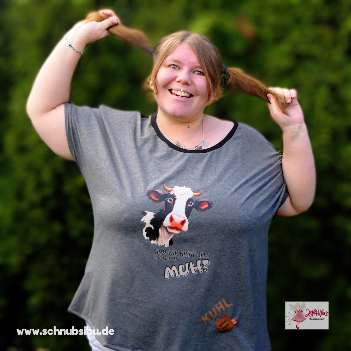 Bügelbild Kuh Muh